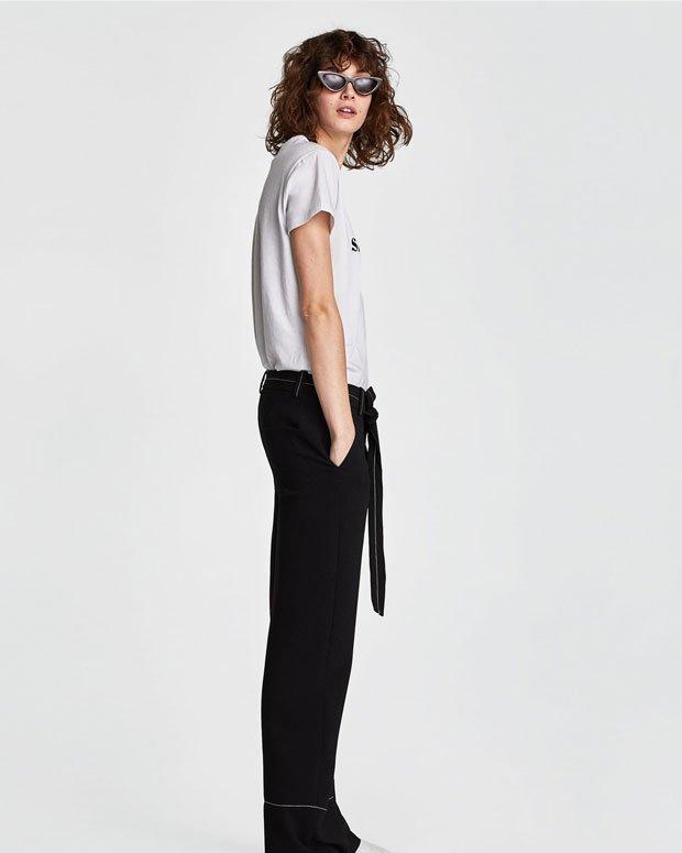 Sleeve Round T-shirt